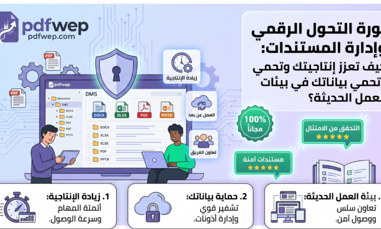 ثورة التحول الرقمي وإدارة المستندات: كيف تعزز إنتاجيتك وتحمي بياناتك في بيئات العمل الحديثة؟ ثورة التحول الرقمي وإدارة المستندات: كيف تعزز إنتاجيتك وتحمي بياناتك في بيئات العمل الحديثة؟